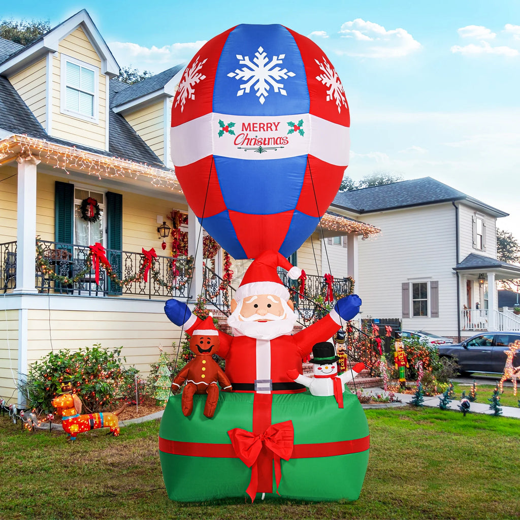 LED Lighted Santa Christmas Inflatables Yard Decoration B363741
