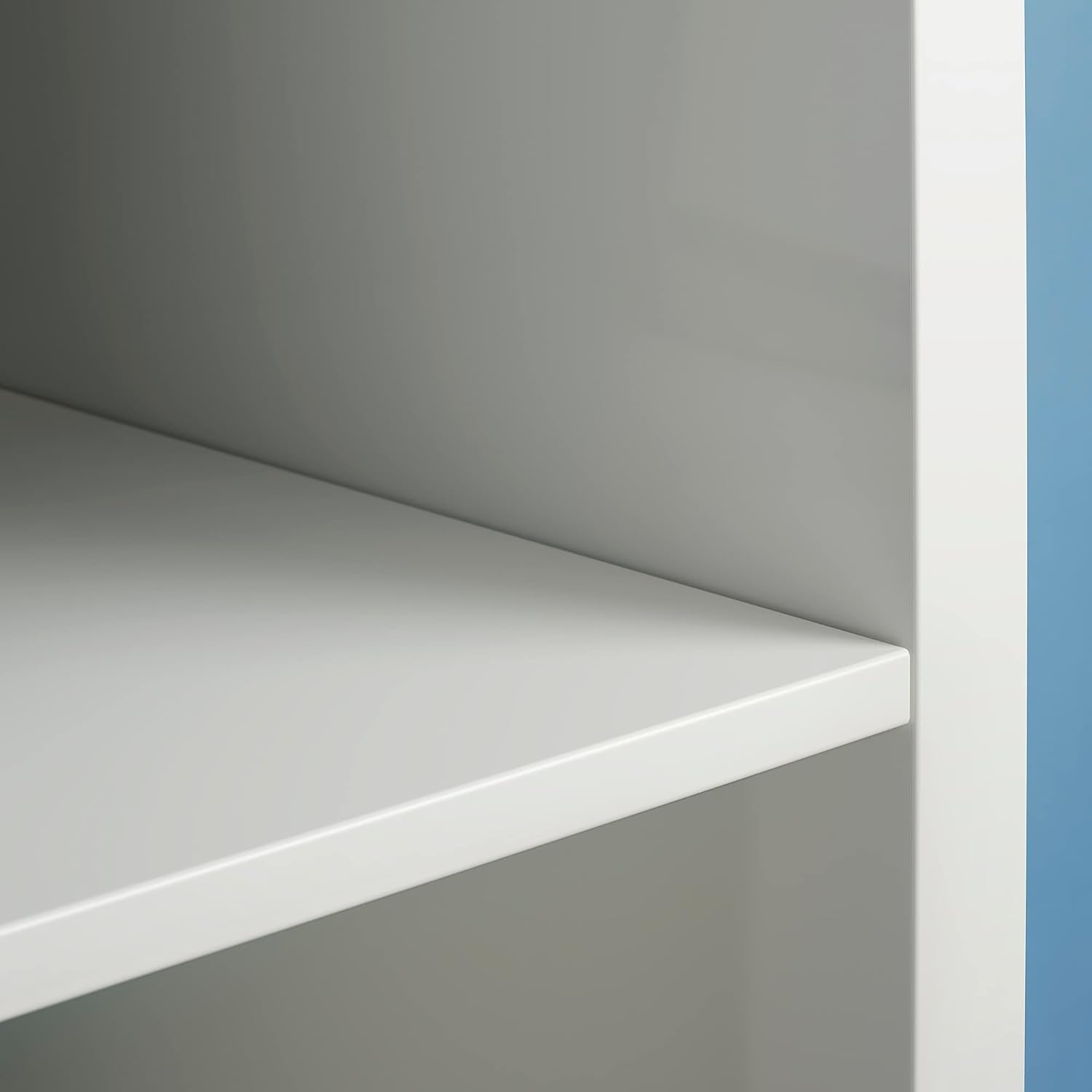 White 8 Shelf Shelving Unit (77x39x147 cm) Q34782