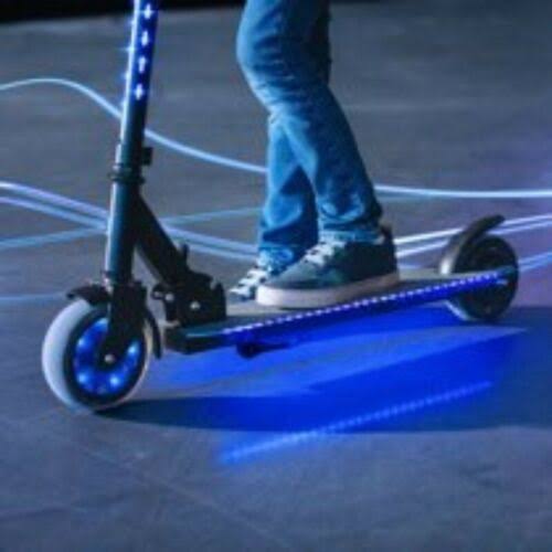 Kids Electric Scooter with Throttle, LED Lights W9089