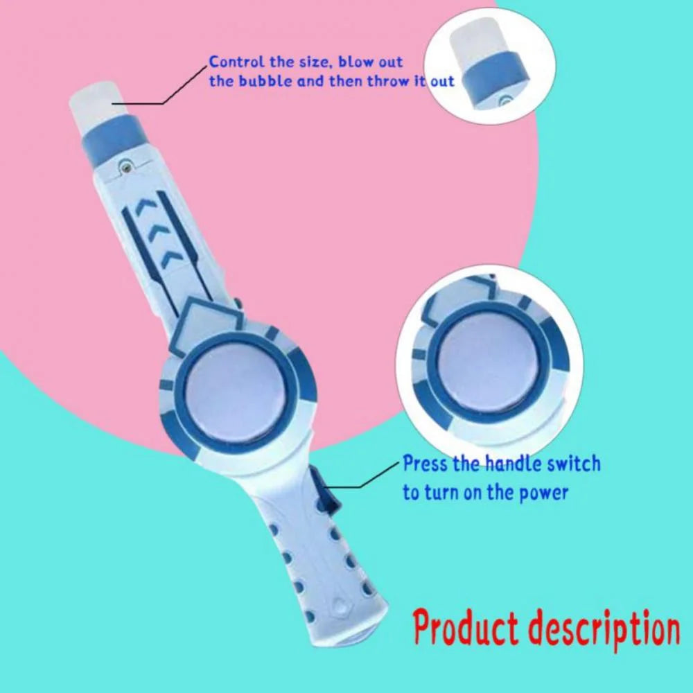 Blue Bubble Wand with Gloves N644008