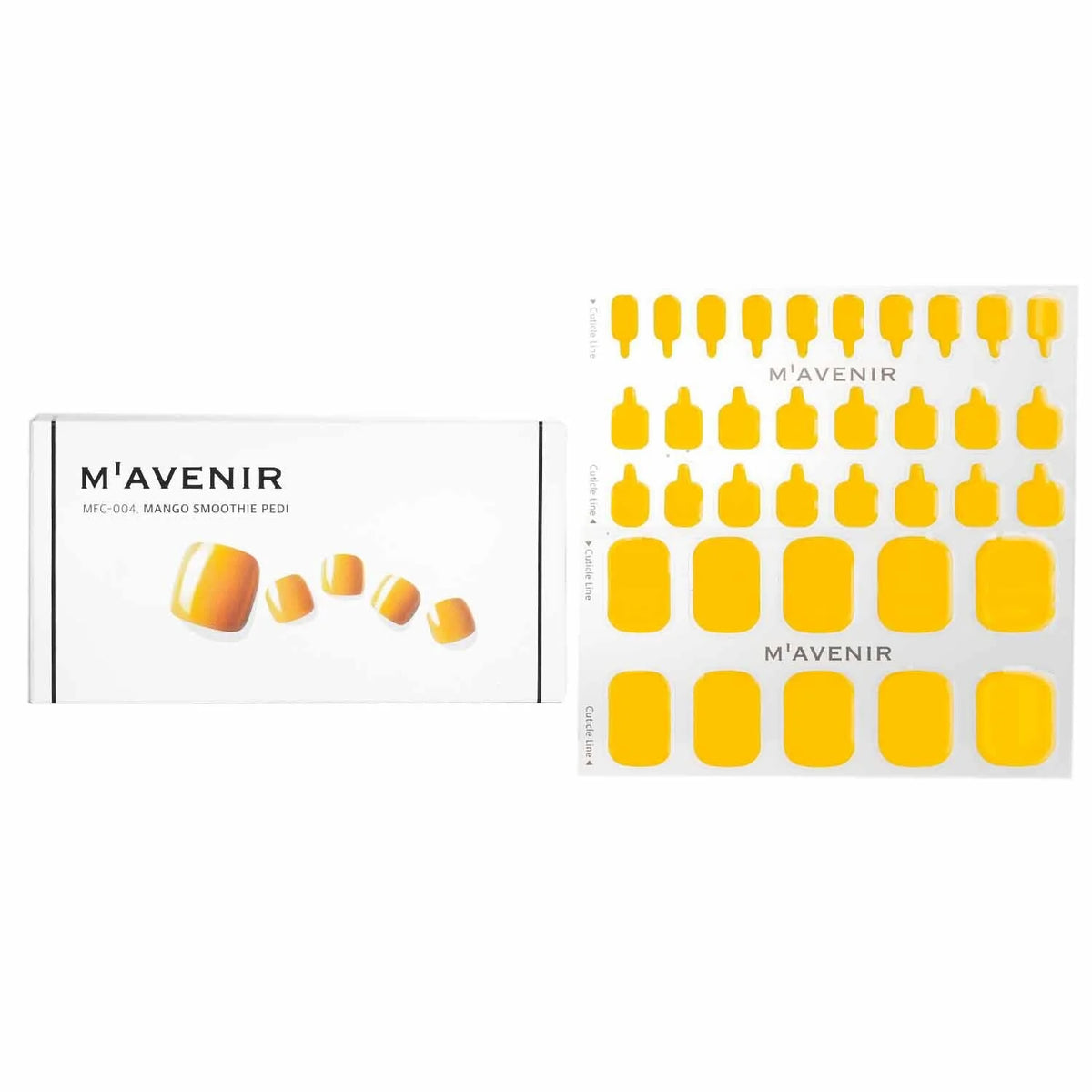 Yellow Lemon Drop Nail Sticker 32pcs B6656