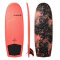 Orange 5&4 Foam Surfboard with 2 Fins U771