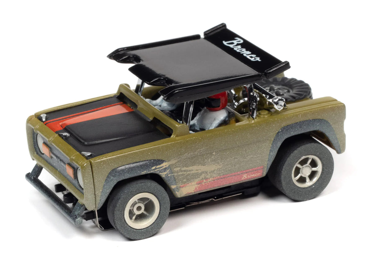 1971 Ford Baja Bronco Green HO Scale Slot Car S16733