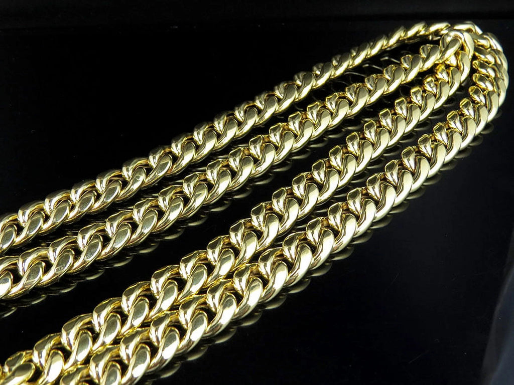 10K Yellow Gold Miami Cuban Link Chain with Box Clasp D64622