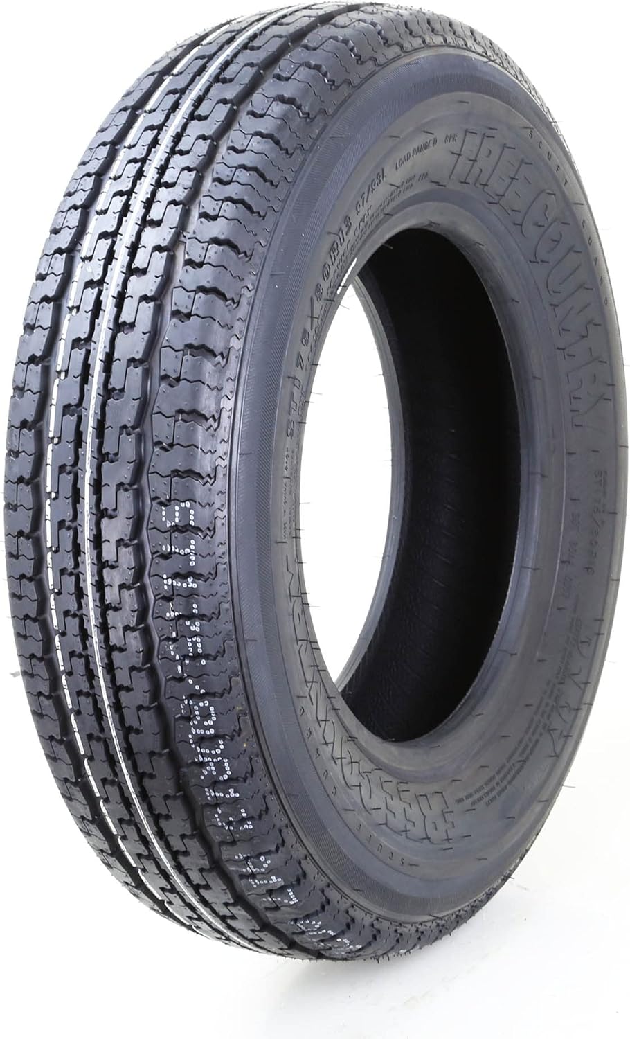 5 Trailer Tires ST175/80R13 6PR Load Range C with Scuff Guard I725