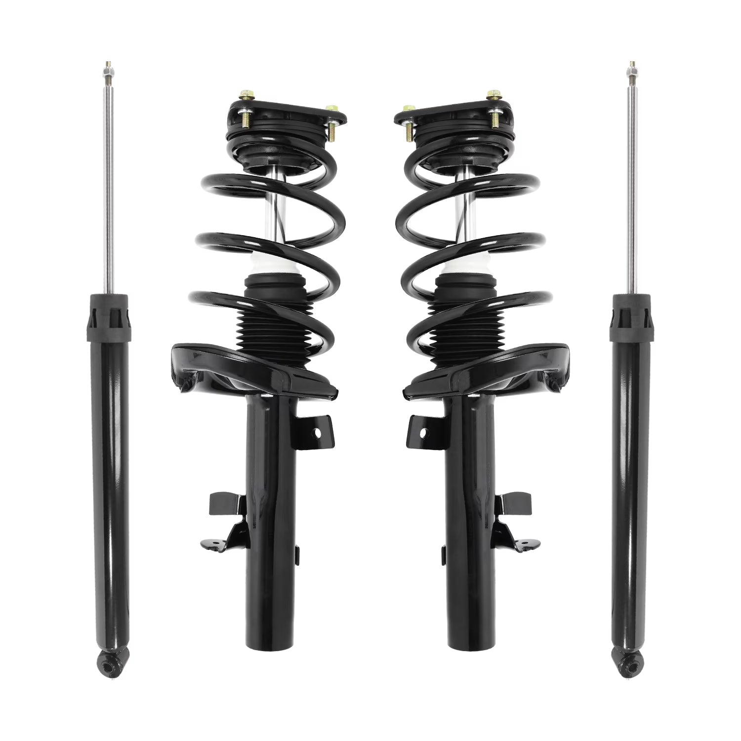Front & Rear Complete Strut Assembly Shock Kit V163115