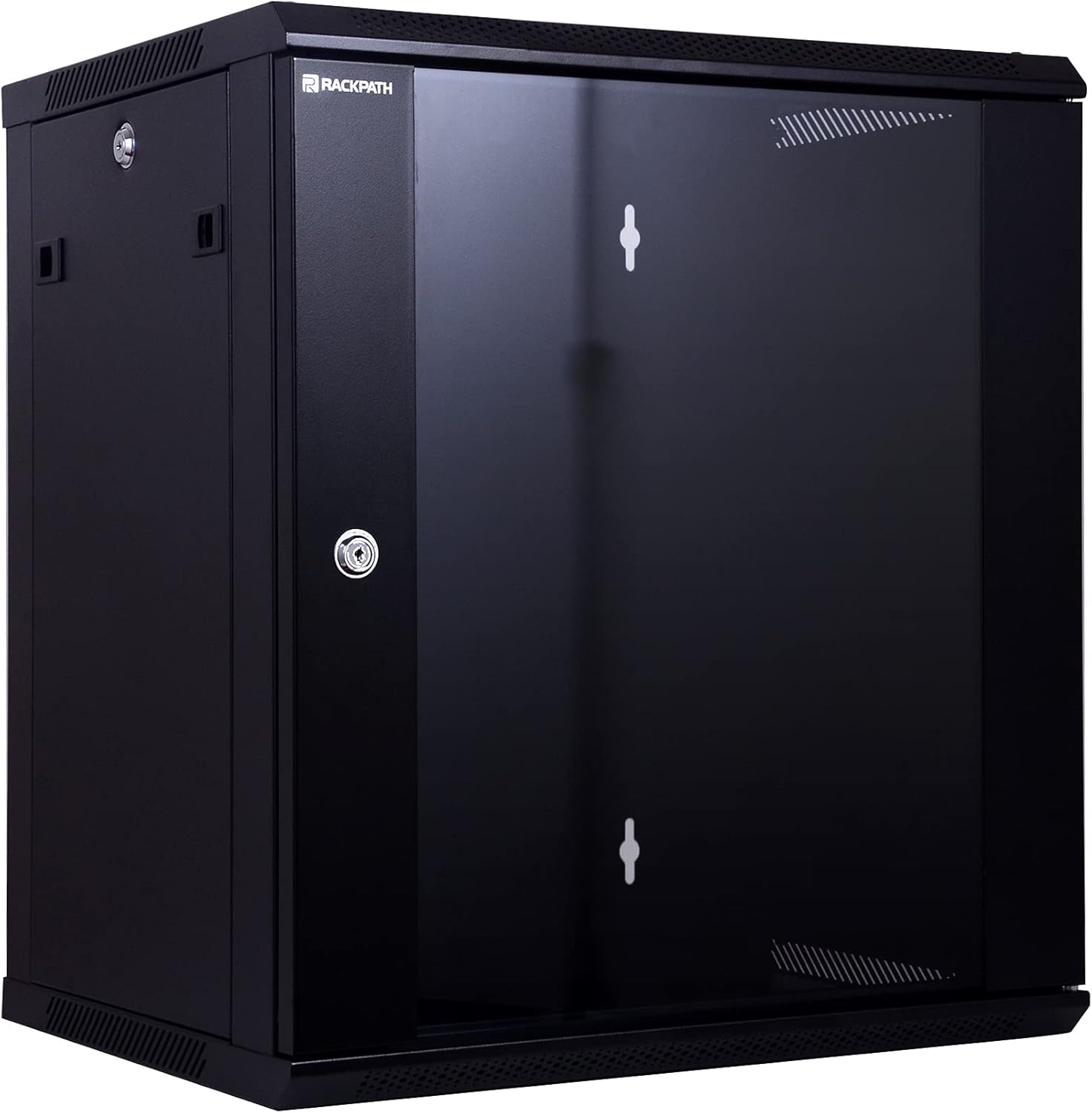 9U Wall Mount Server Cabinet Network Rack Enclosure, Black J2734