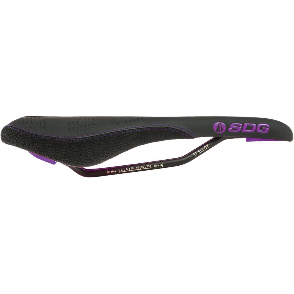 Black/Purple Ti-Alloy Saddle G2676