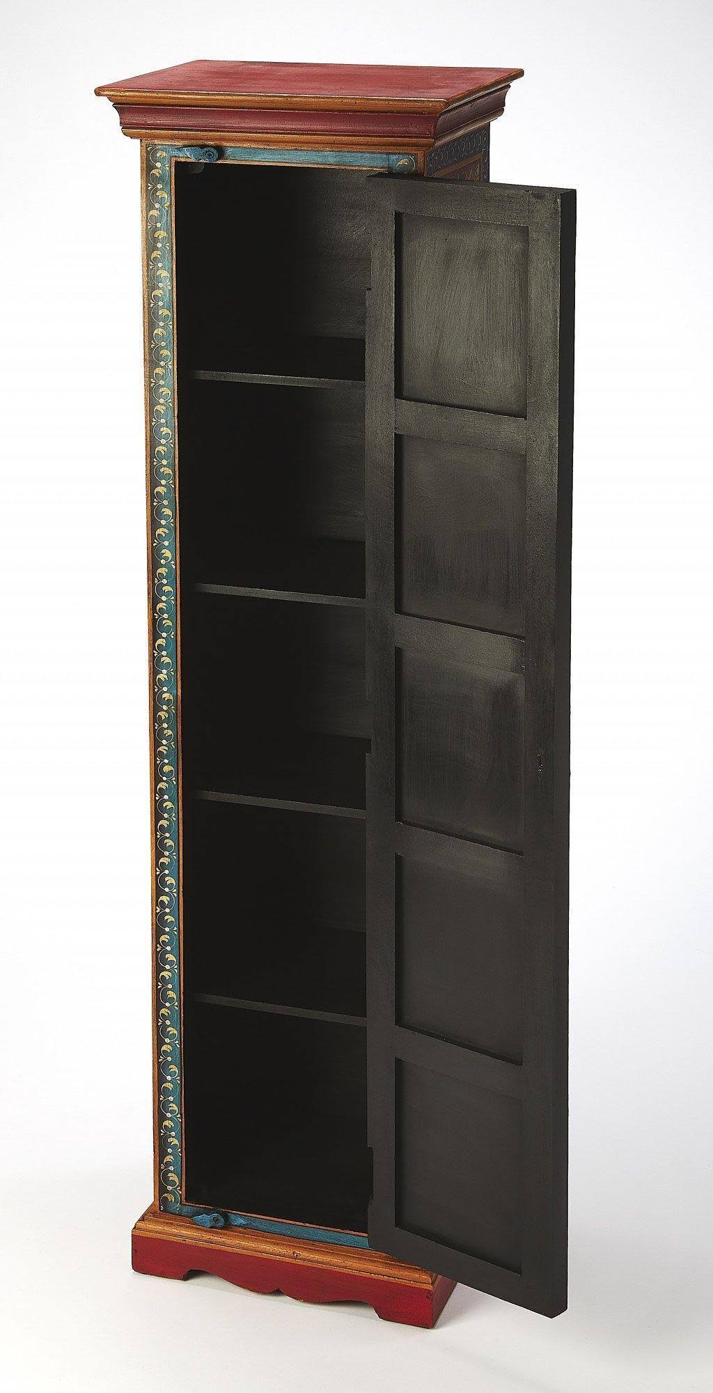 Tall Hand Painted Cabinet M779
