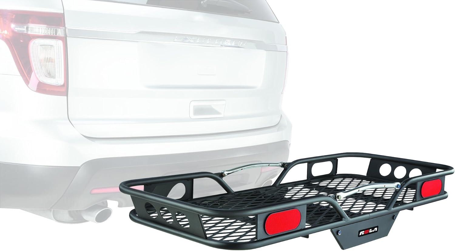 Steel Cargo Carrier, Hitch-Mount Basket (2-Inch Receivers) O259