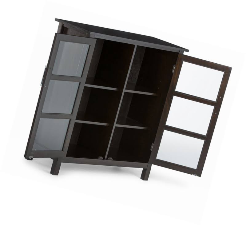 Dark Walnut Brown Storage Cabinet G6494