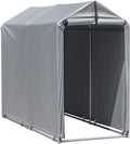 6' x 3' Metal Frame Waterproof Carport Shelter with Rollup & Zipper Door E978