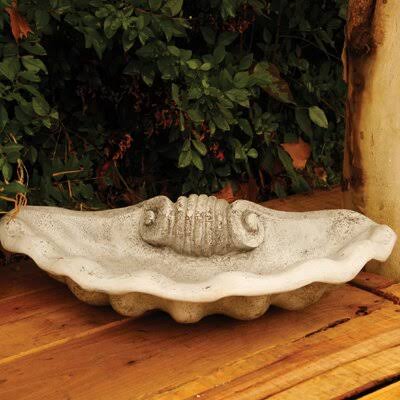 Shell Birdbath X30273