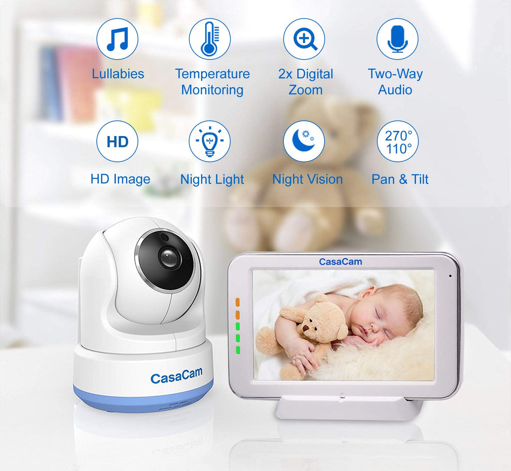 Video Baby Monitor with 5 Touchscreen and HD Pan & Tilt Camera Z7950