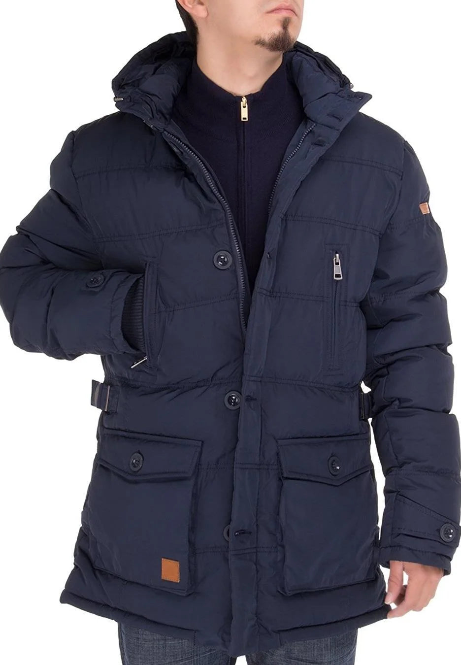 Navy Blue Down Jacket G49661