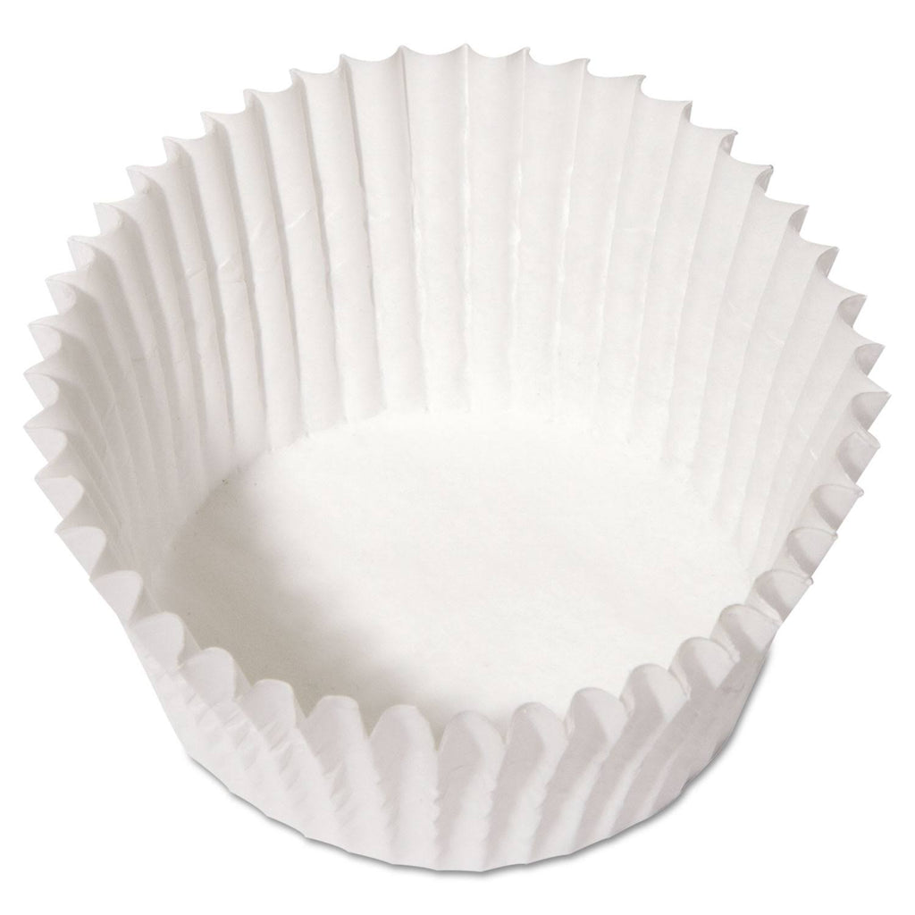 Fluted Bake Cups, White, 500/Pack H937