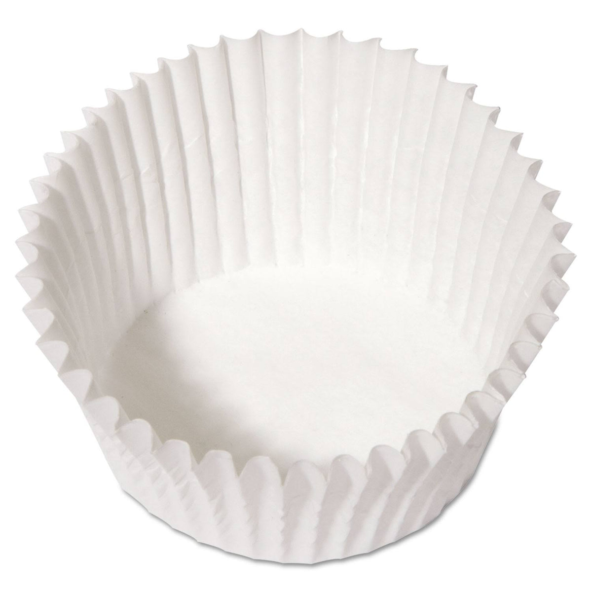 Fluted Bake Cups, White, 500/Pack H937