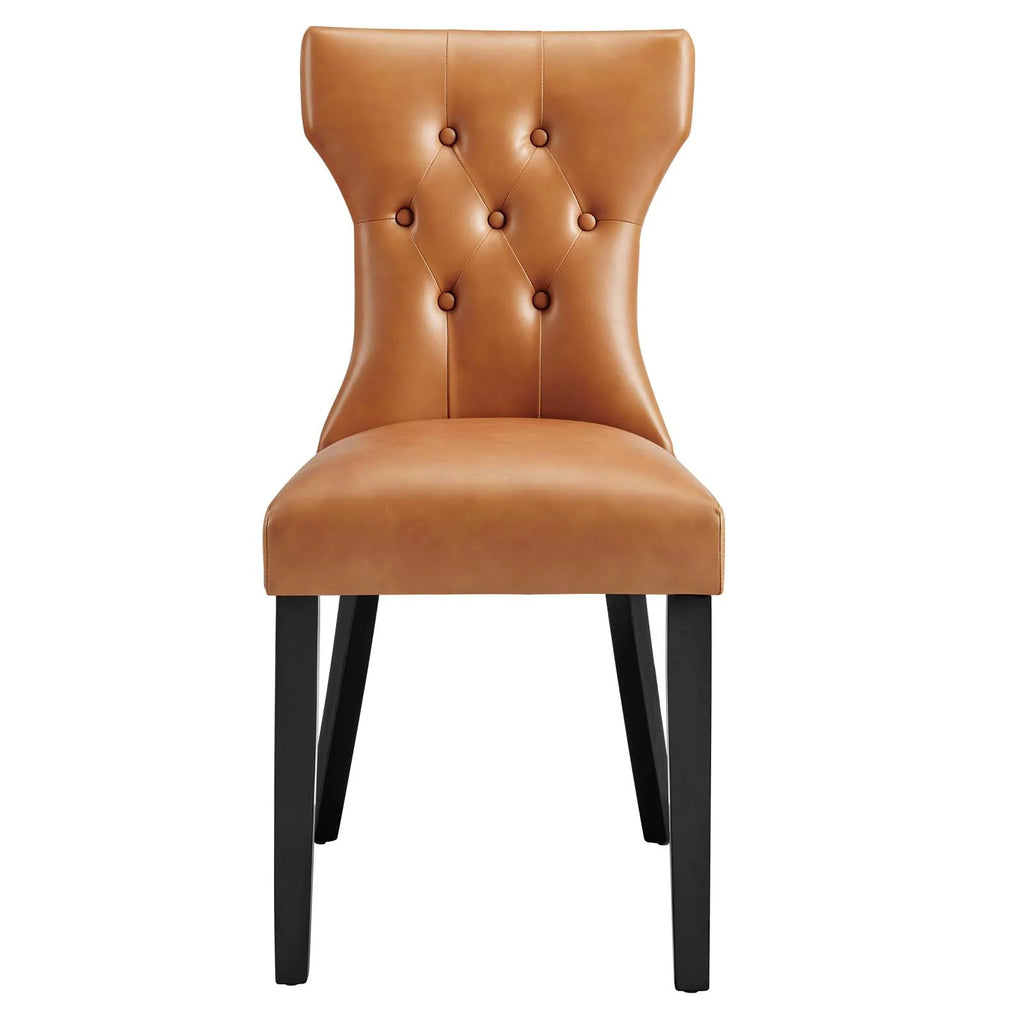 Tan Vinyl Side Chair X76681