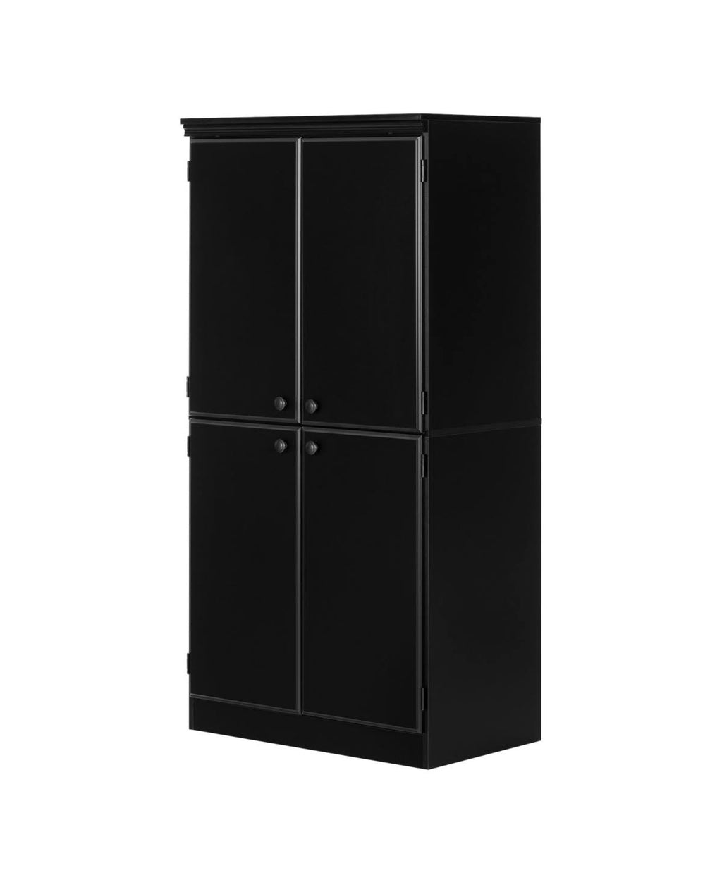 Gray 4-Door Storage Cabinet Y40933