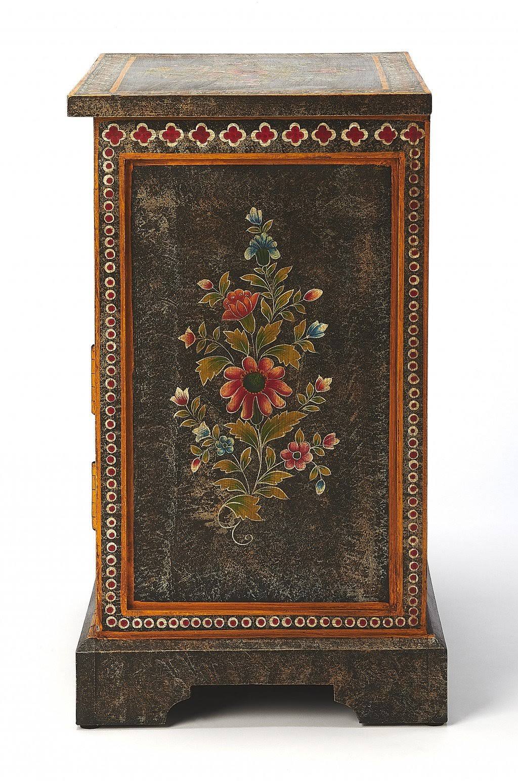 Tall Hand Painted Cabinet M779
