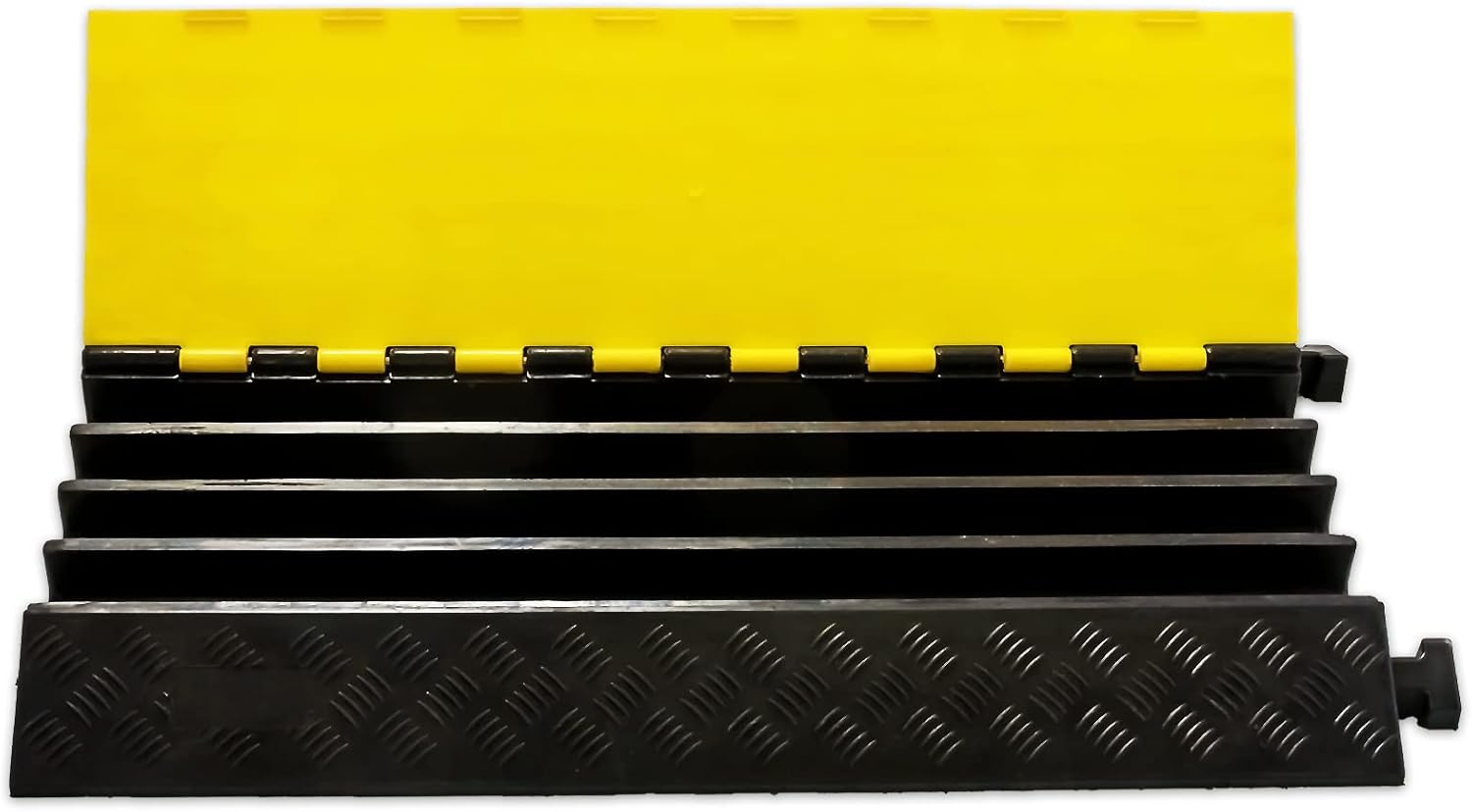 Cable Protector Ramp Pack of 2 PVC Rubber Heavy Duty 55000lbs Capacity O110