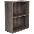Small Bookcase with 1 Adjustable Shelf, Taupe Brown E576057