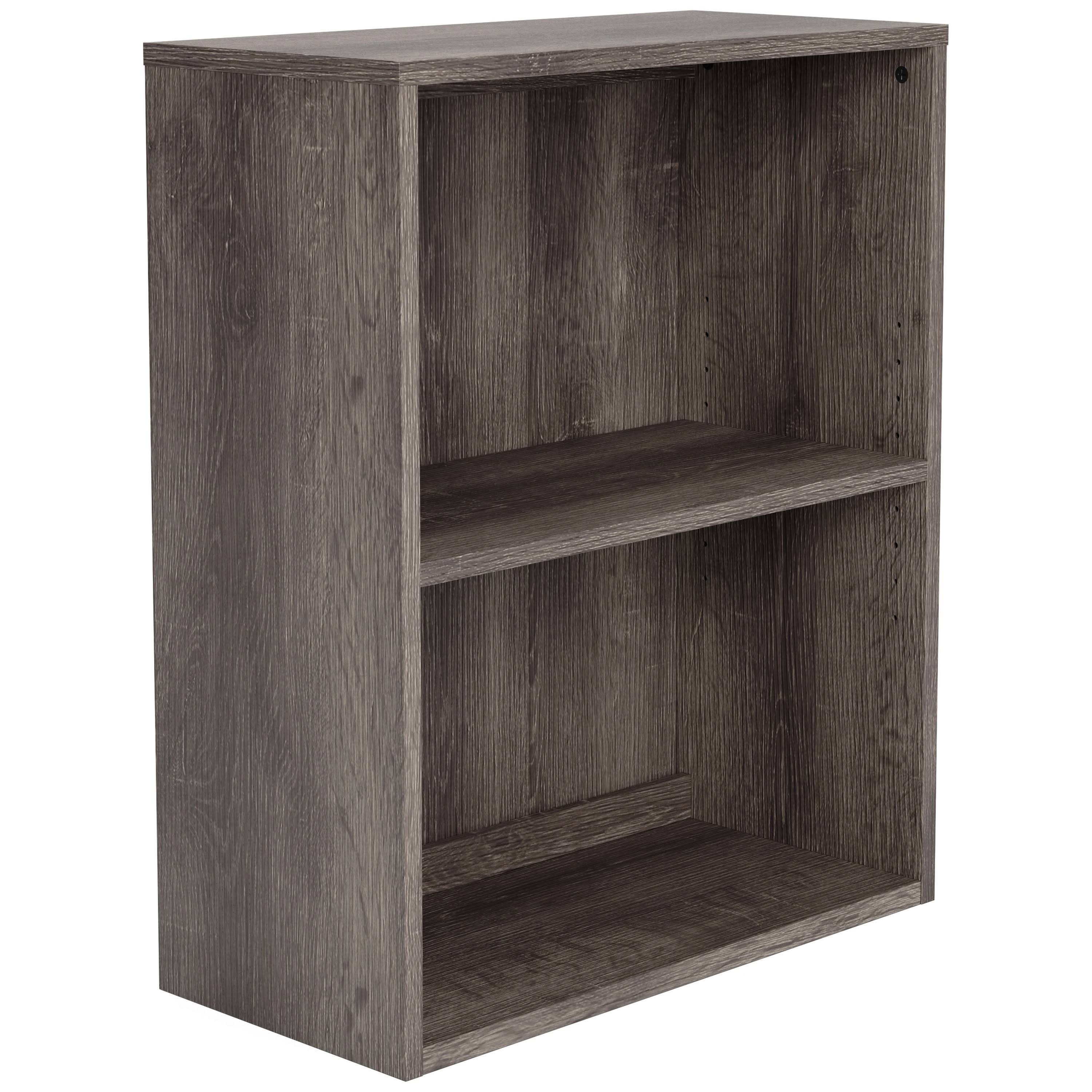 Small Bookcase with 1 Adjustable Shelf, Taupe Brown E576057
