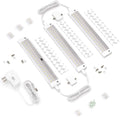 White Finish 6 Panels 7 inch LED Dimmable Under Cabinet Lighting Kit I8632
