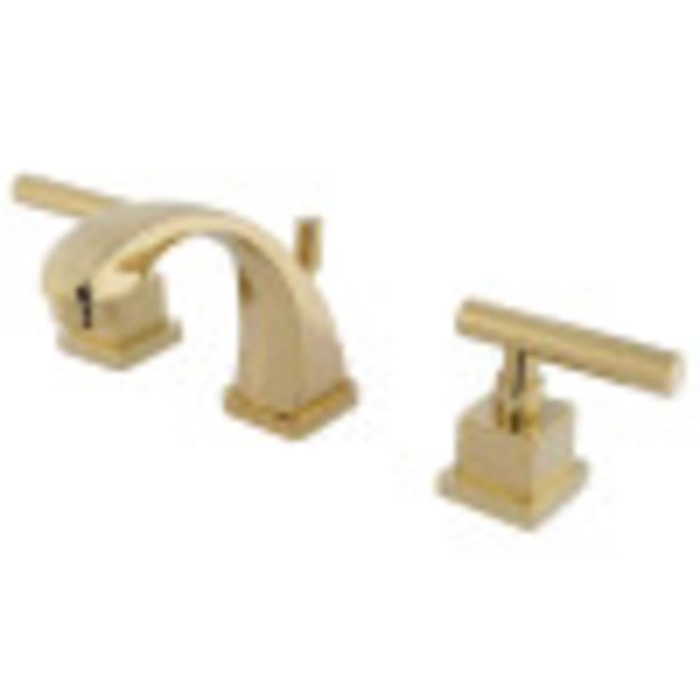 Polished Brass Mini Widespread Lavatory Faucet with Pop-Up D202685