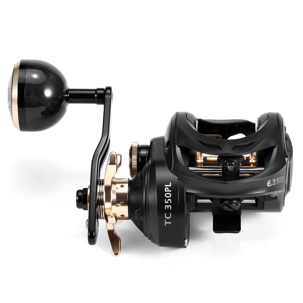 Carbon Fiber Baitcasting Reel 9+1BB Fishing Reel 6.3:1 Gear Ratio F3327