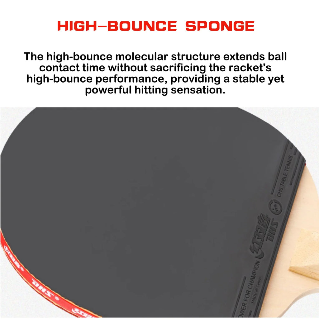 ITTF Approved Table Tennis Racket with Carrying Case Z4035