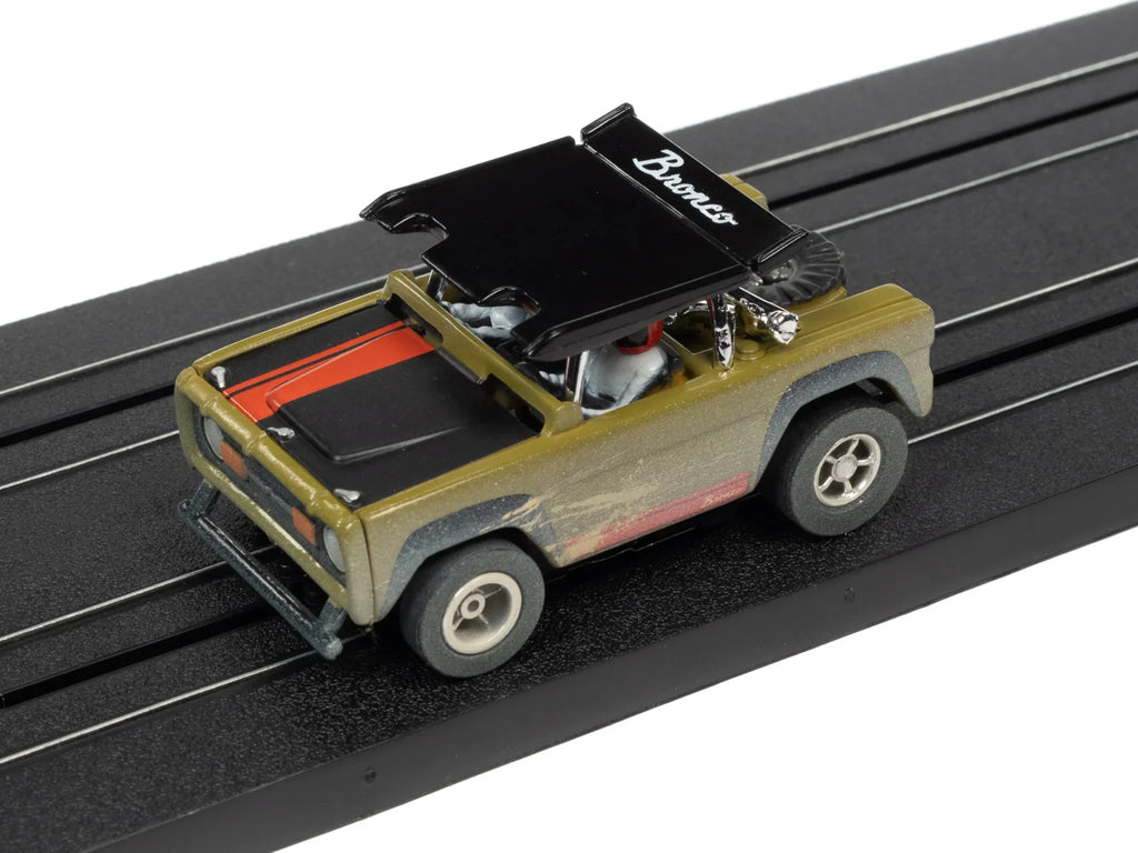 1971 Ford Baja Bronco Green HO Scale Slot Car S16733