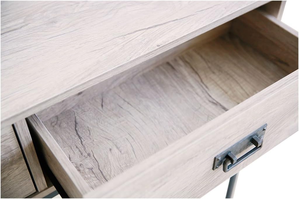 2 Drawer Oak Wood Console Table G42719