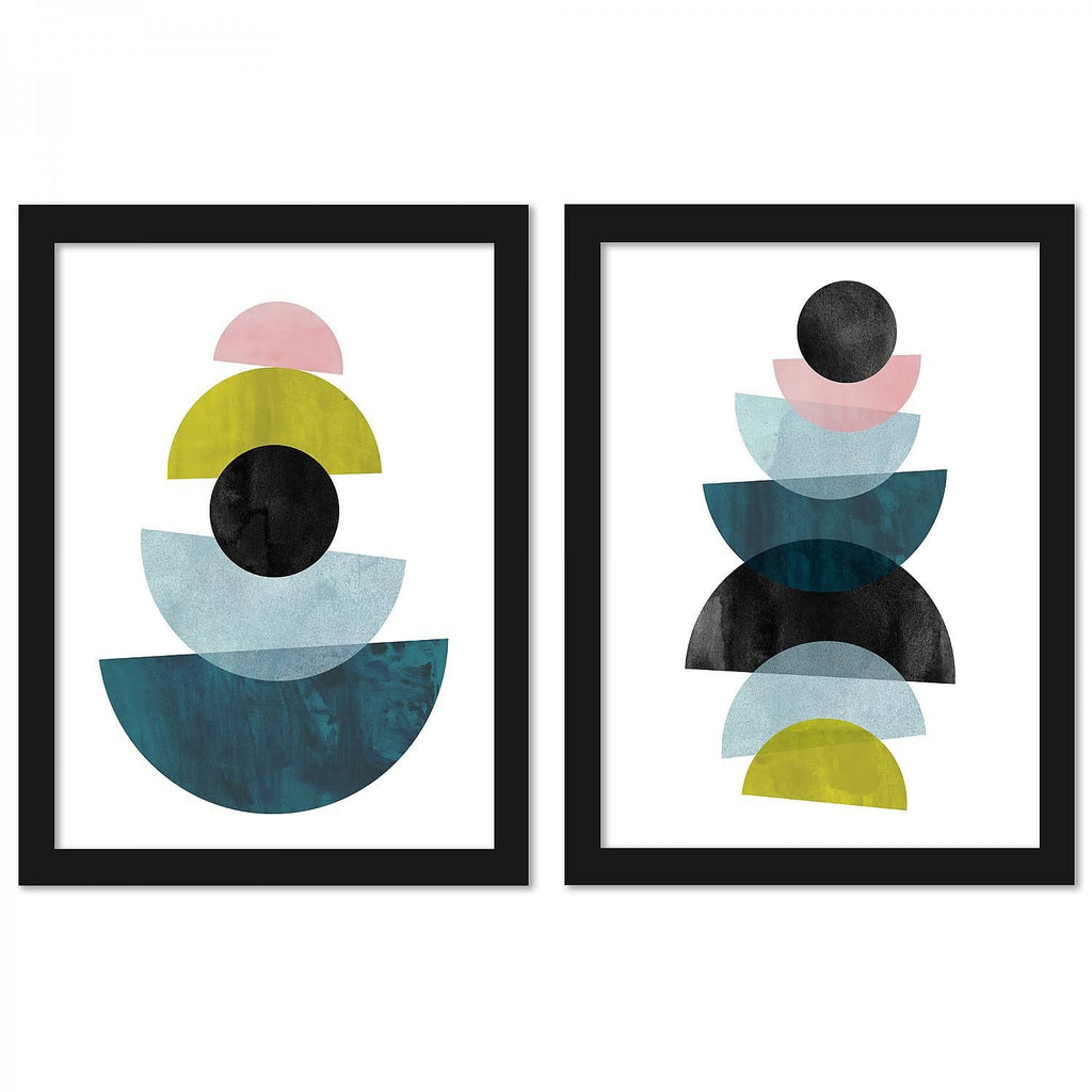 Black Framed Print Set N27033