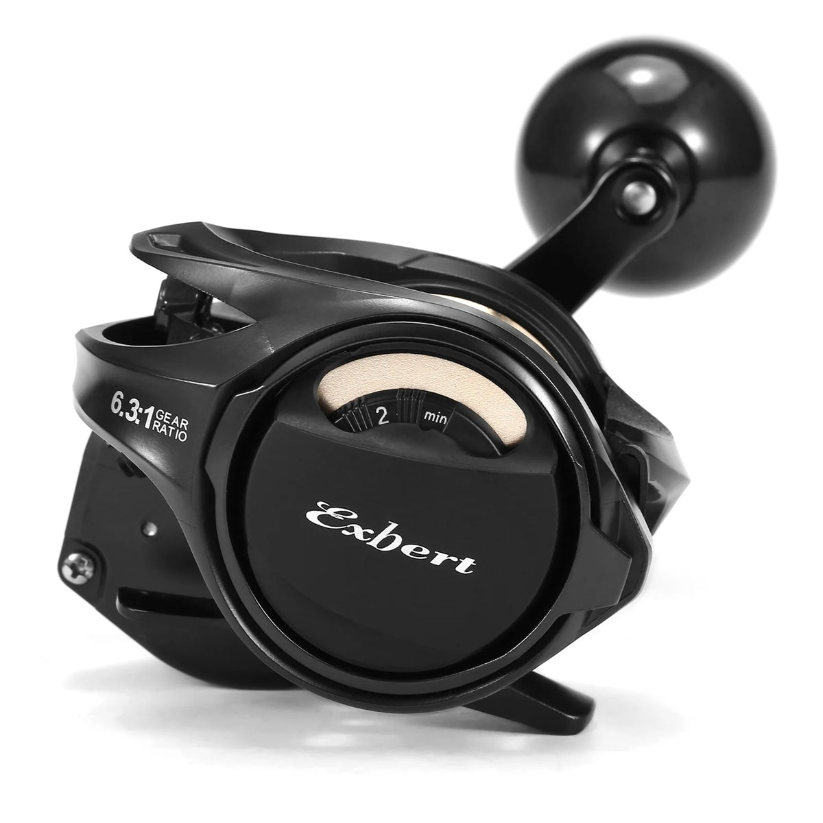 Carbon Fiber Baitcasting Reel 9+1BB Fishing Reel 6.3:1 Gear Ratio F3327
