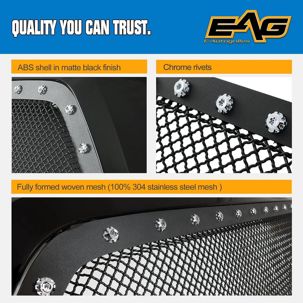 Black Stainless Steel Wire Mesh Grille L3098