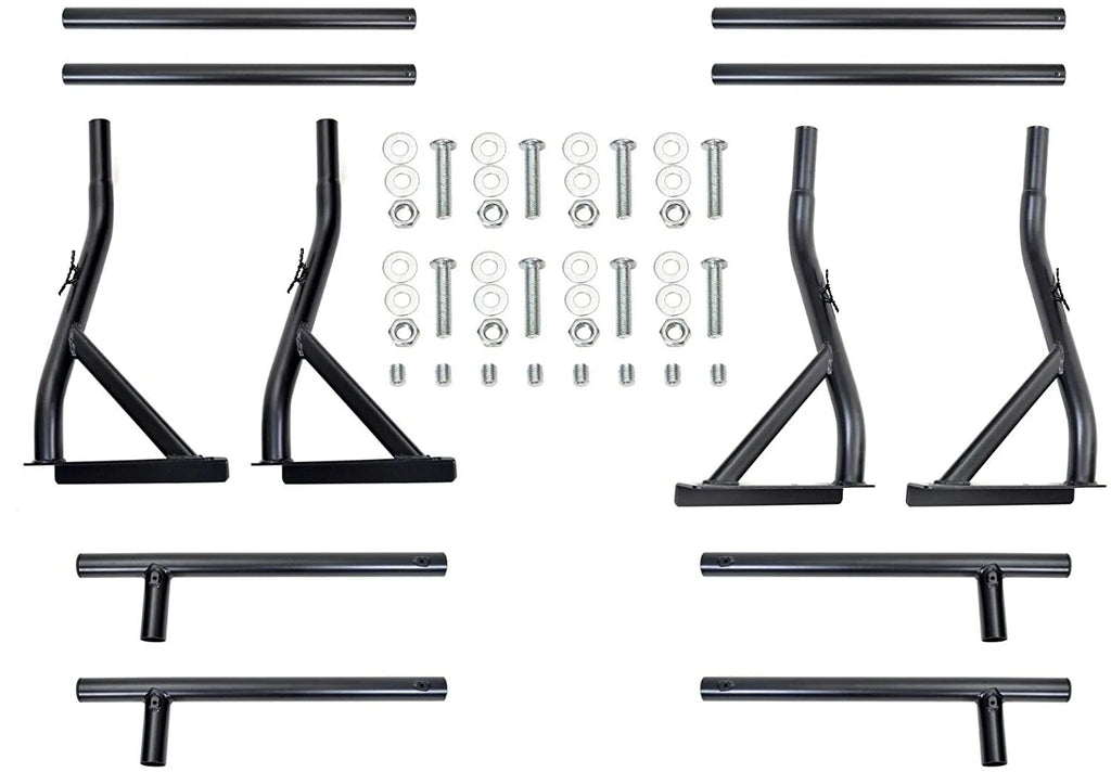 800LB Capacity Extendable Non-Drilling Pickup Rack Ladder Rack 2 Bars L1912