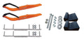 Orange Razor Snowmobile Skis with 6" Shaper Bars Complete Kit D22857
