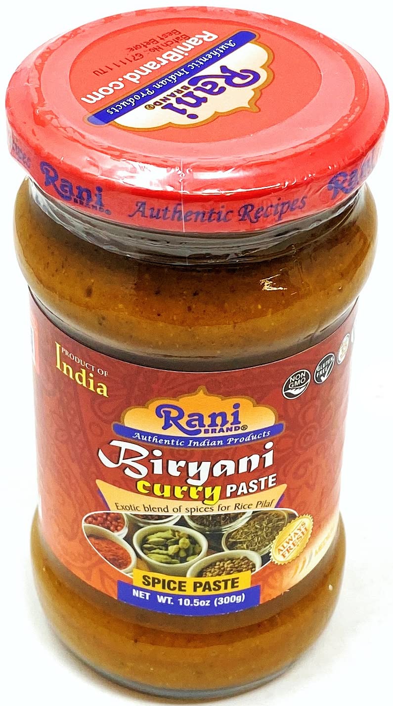 Biryani Masala Curry Paste 10.5oz Glass Jar, Pack of 5+1 E60700