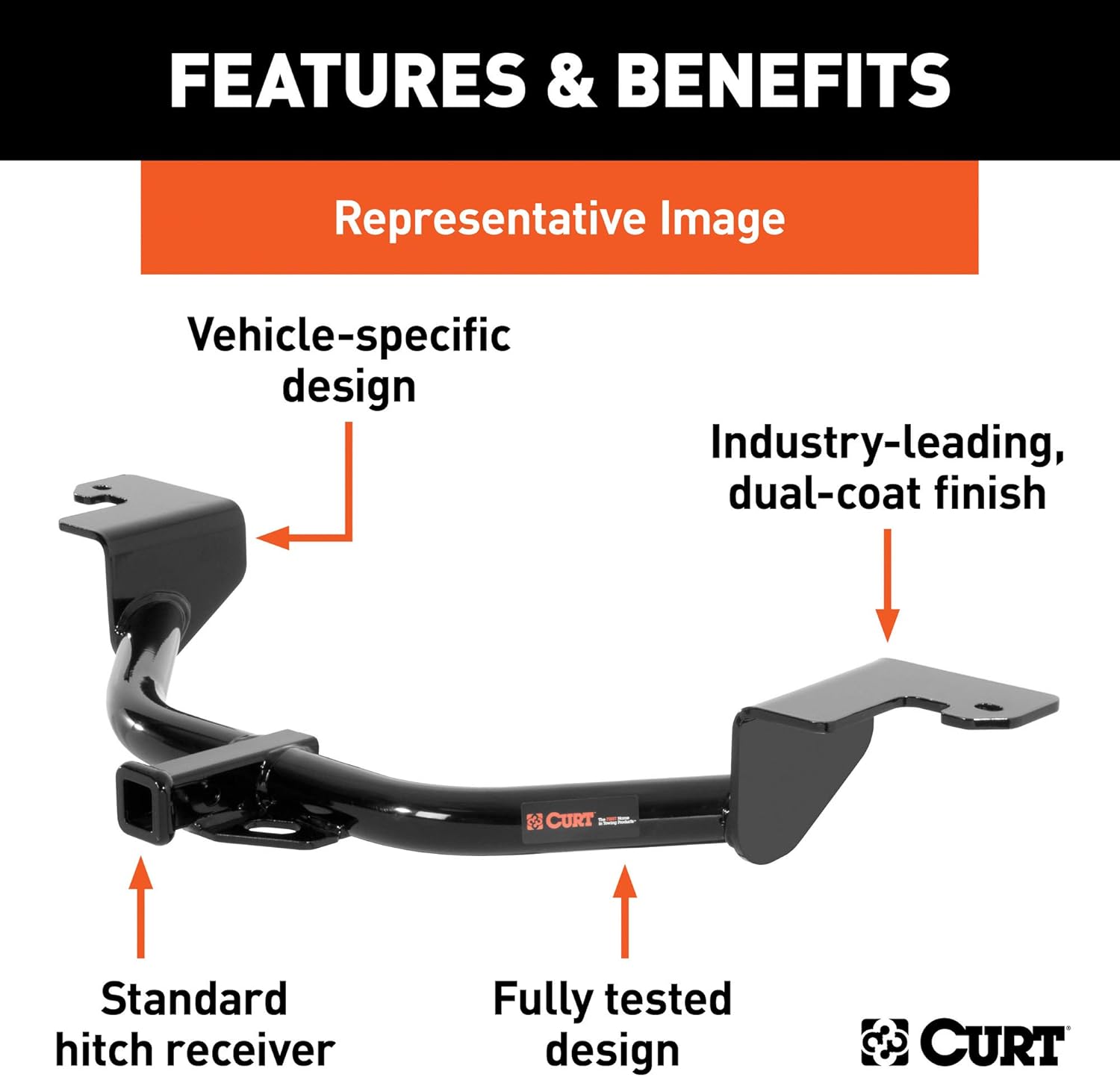 Class 1 Trailer Hitch with 1-1/4-Inch Receiver N941