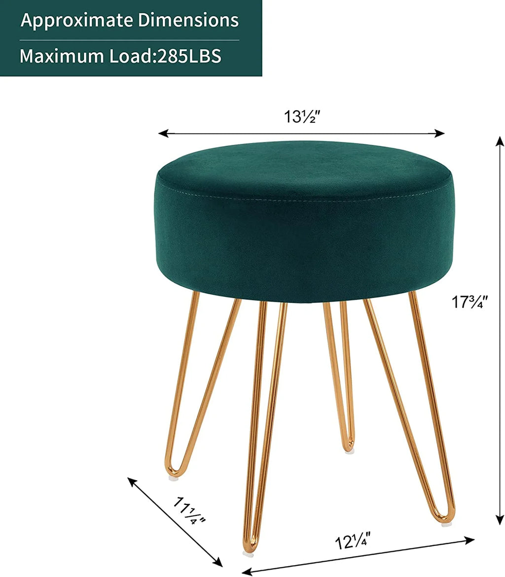Velvet Ottoman Stool P519421