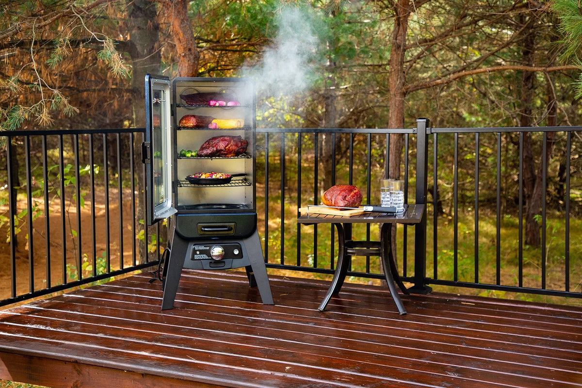 Blue Hammertone Vertical Smoker R778071