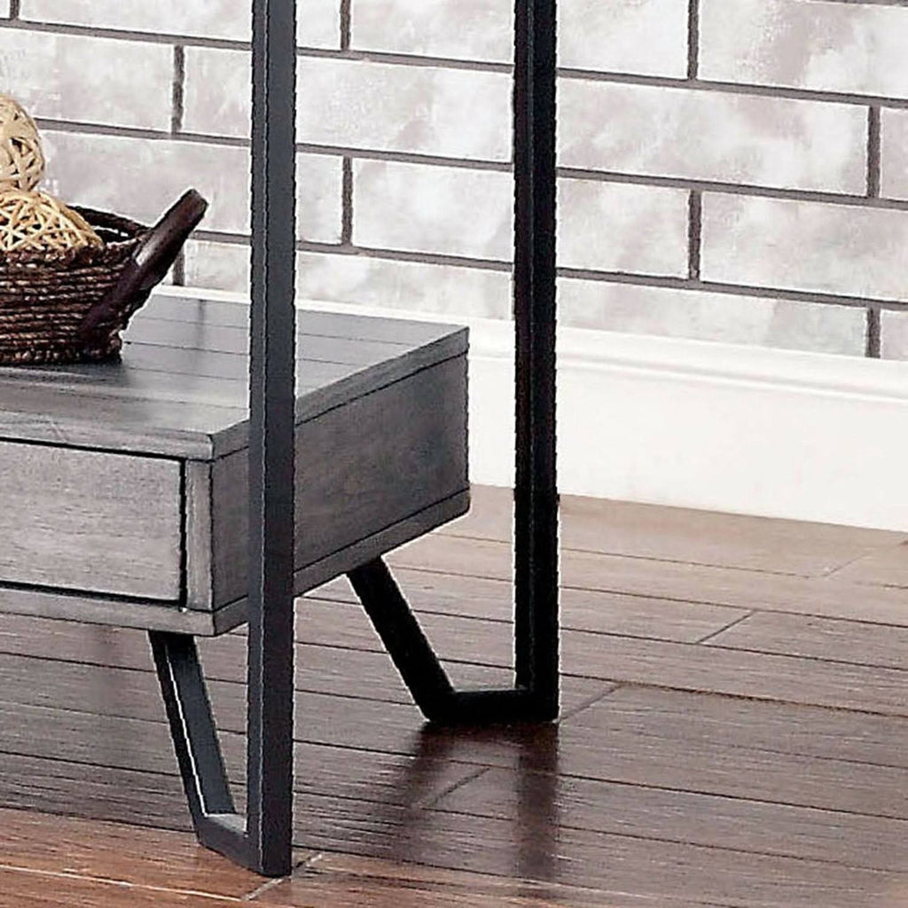 Grey 1-Shelf End Table - Set of 2 W42312