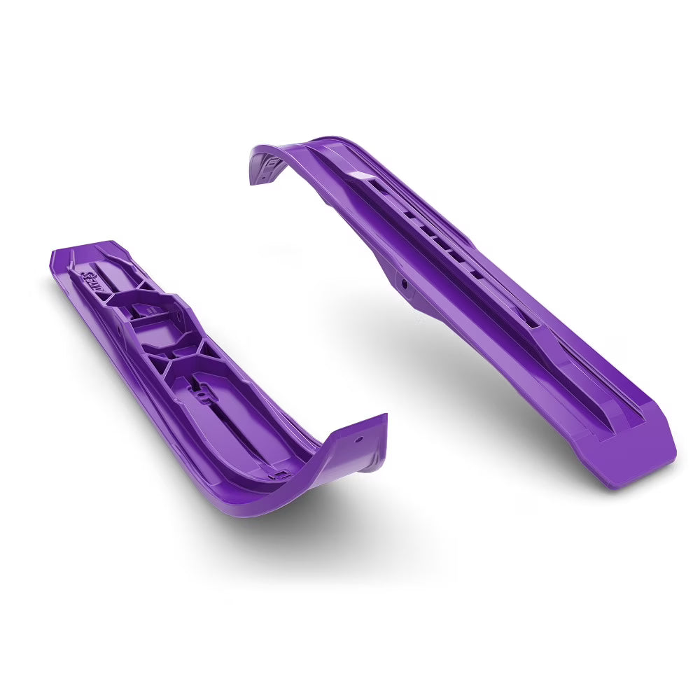 Pair of Purple Snowmobile Skis H832