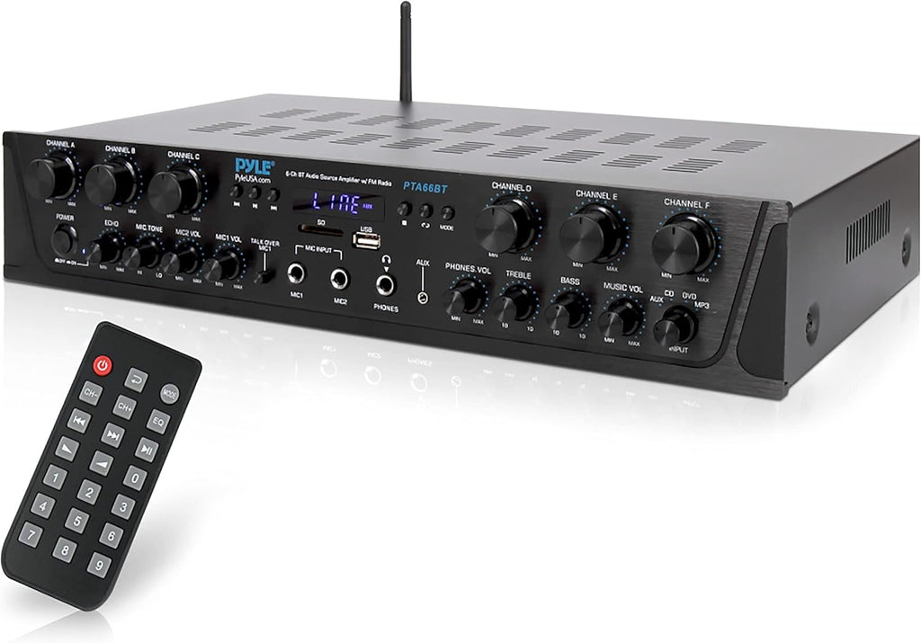 6 Channel 600 Watt Bluetooth Stereo Receiver Amplifier G849405