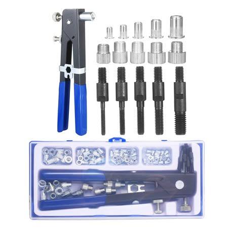 Rivet Nut Tool Kit Set with Metric Rivet Nuts W70792