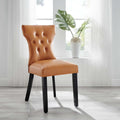Tan Vinyl Side Chair X76681