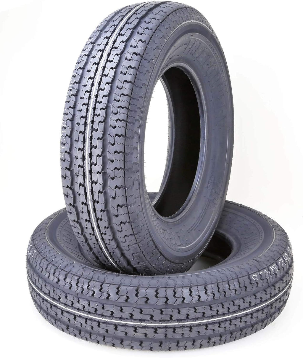 5 Trailer Tires ST175/80R13 6PR Load Range C with Scuff Guard I725