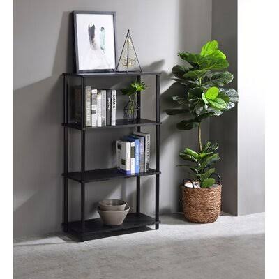 Black Metal Bookcase B863335
