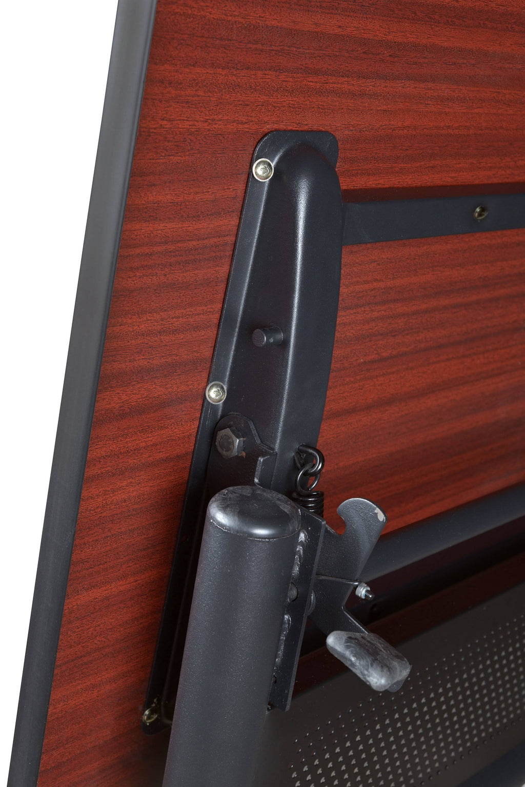 Mocha Walnut Flip Top Mobile Training Table W6506